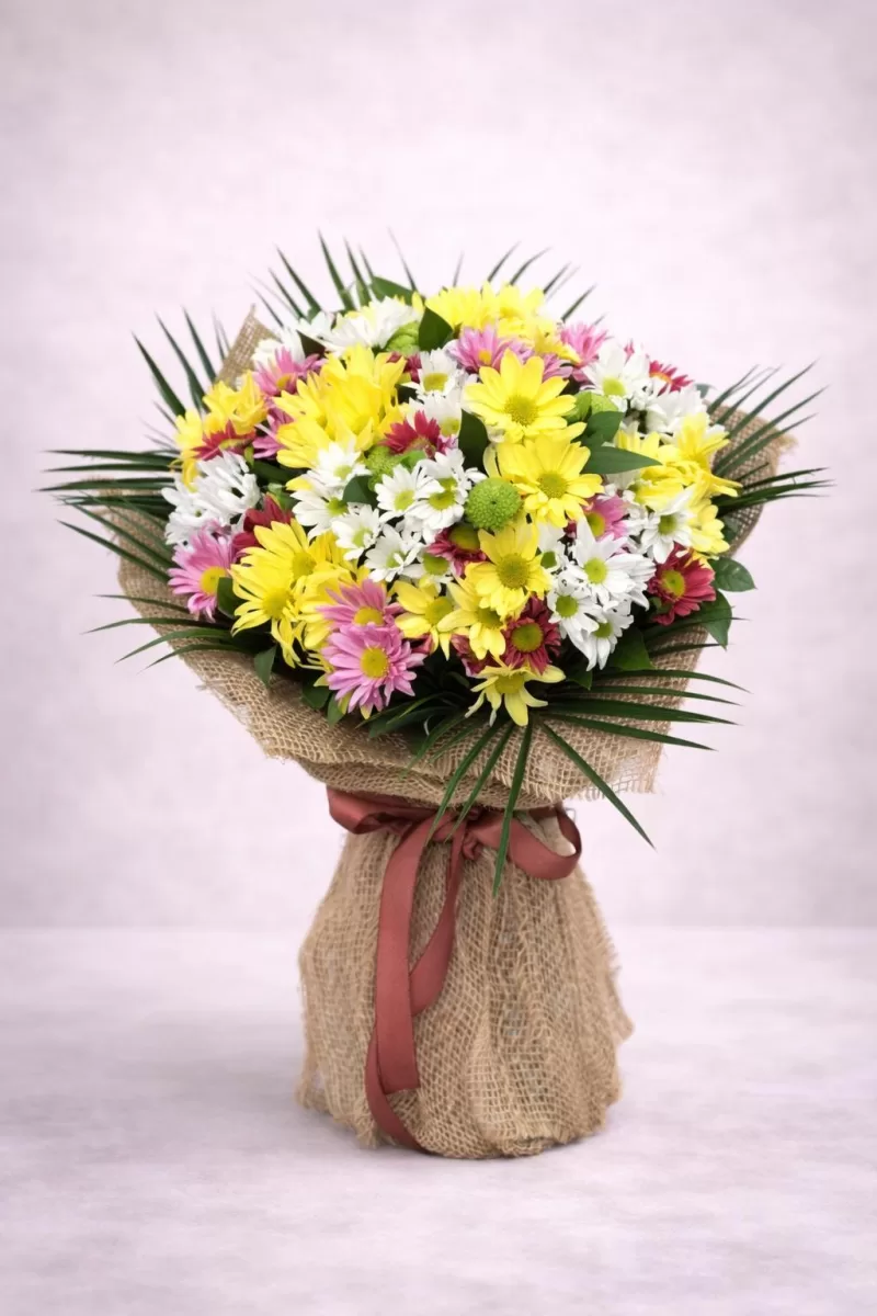 Renkli Papatya Buketi