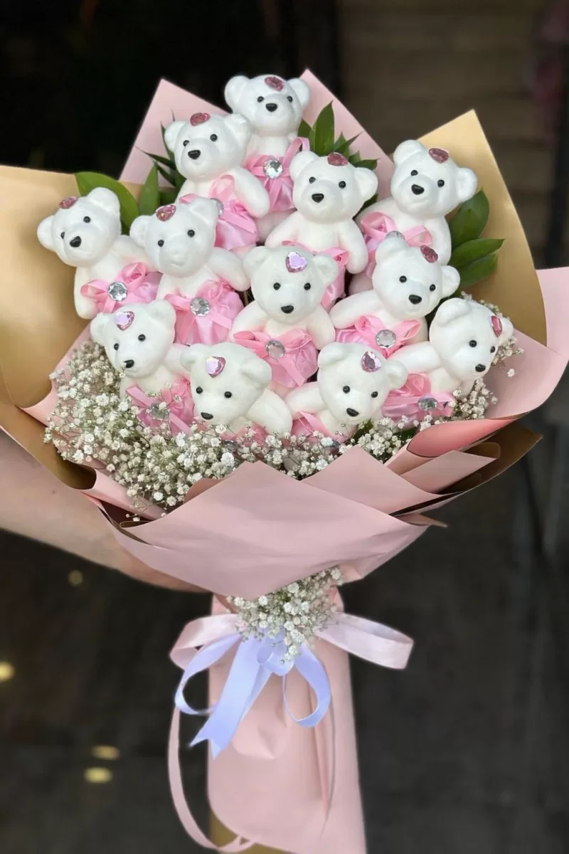 Sevimli Ayıcık Buketi