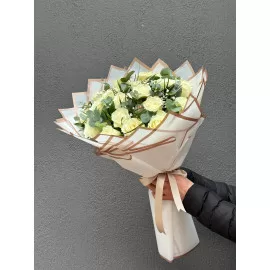 20 Beyaz Gül Buketi