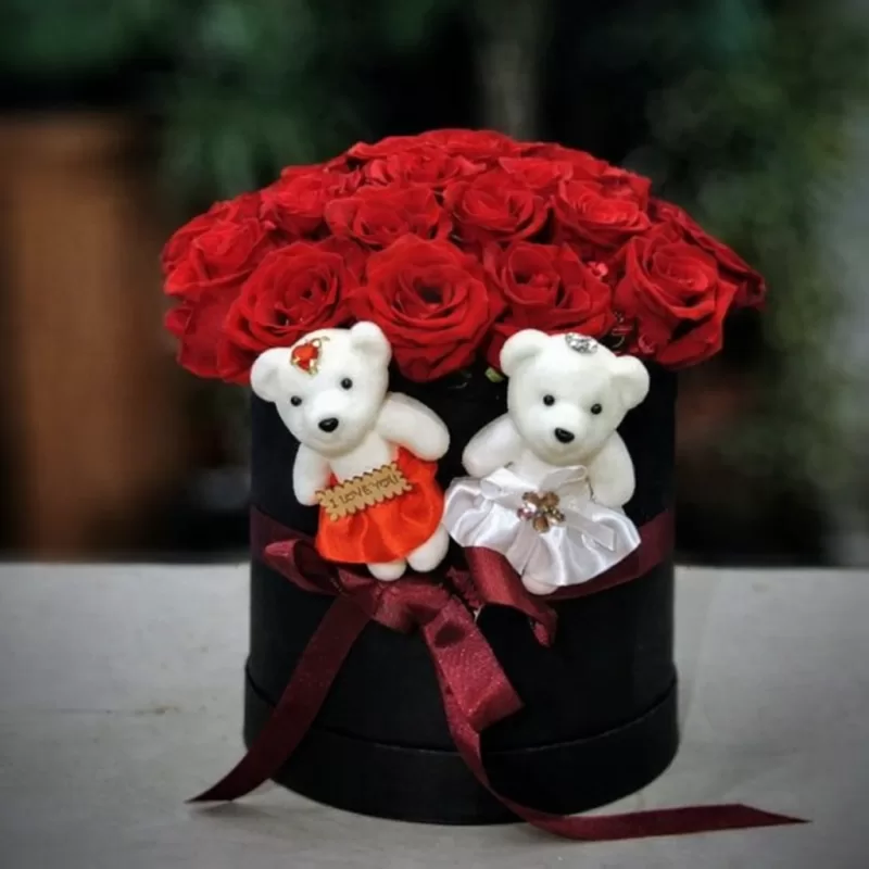 Sevgi Kutusu – Gül & Ayıcık