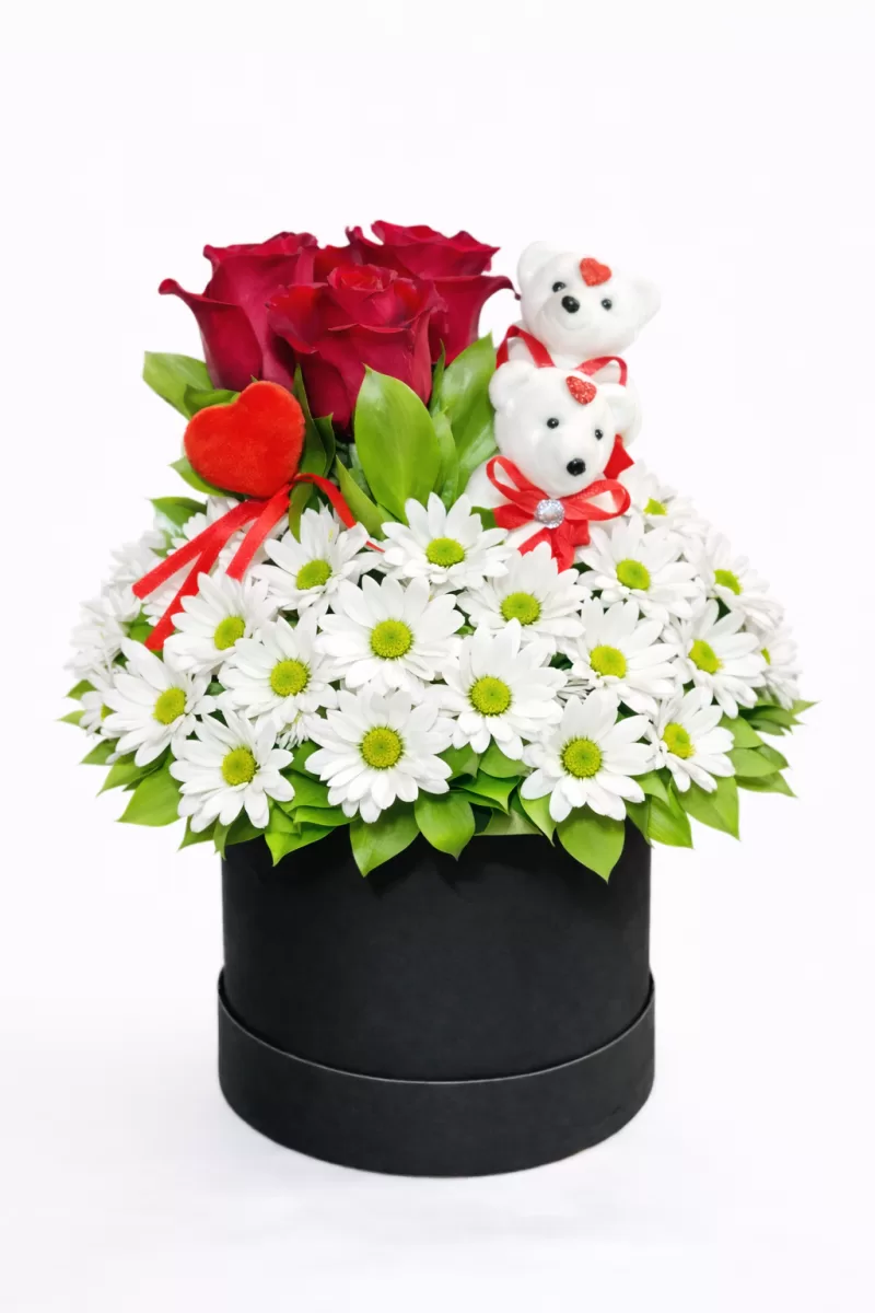 Kırmızı Tutku & Saflık Aranjmanı