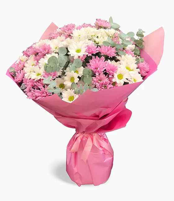 Pembe Düş Papatya Buketi