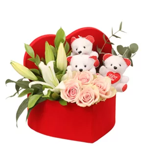 Sevimli Kalp Aranjman