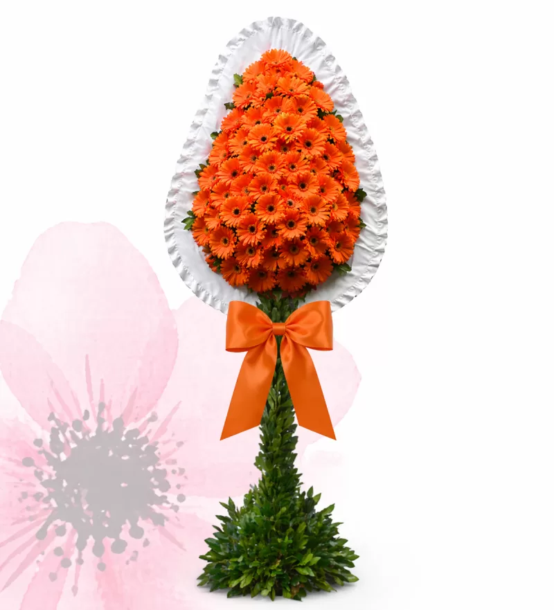 Düğün açılış turuncu çelenk