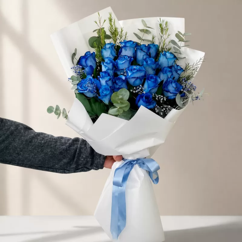 Royal Blue 19’lu Gül Buketi